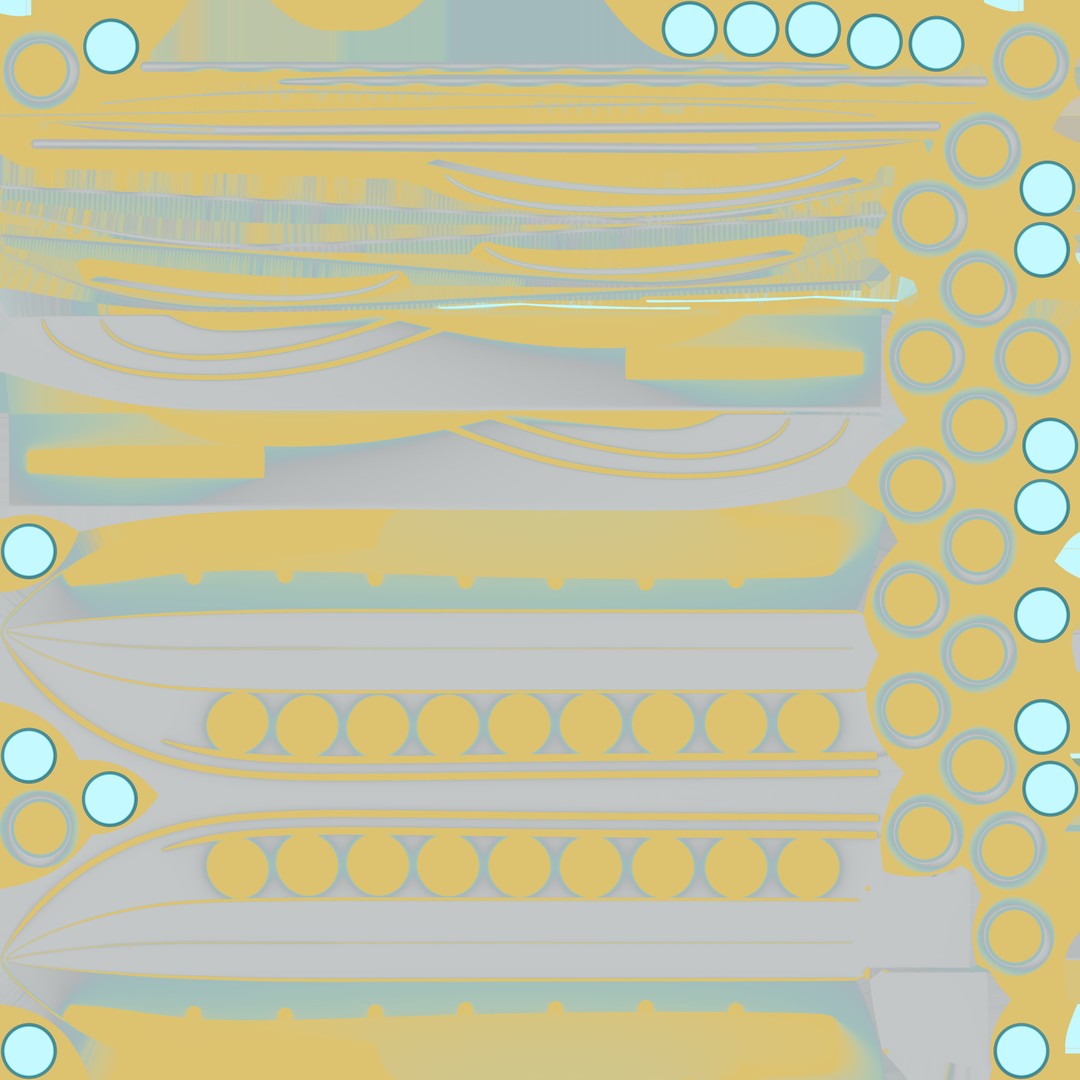 Airboat 3D Model – Futuristic Recreational Watercraft, FBX - View 19