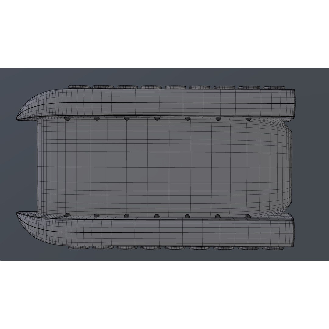 Airboat 3D Model – Futuristic Recreational Watercraft, FBX - View 7