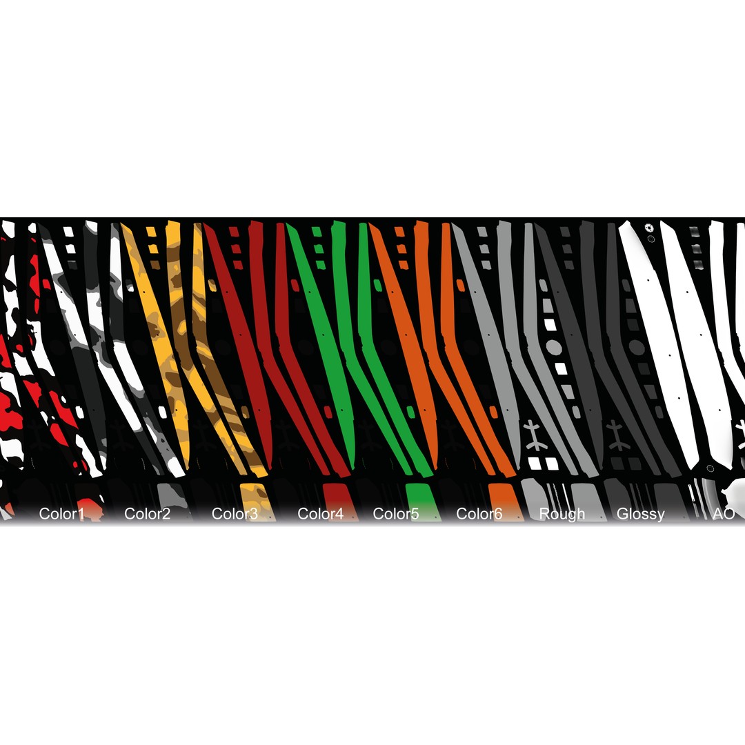 Plastic Kayak 3D Model – Subdivision Ready, PBR Textures, FBX, OBJ