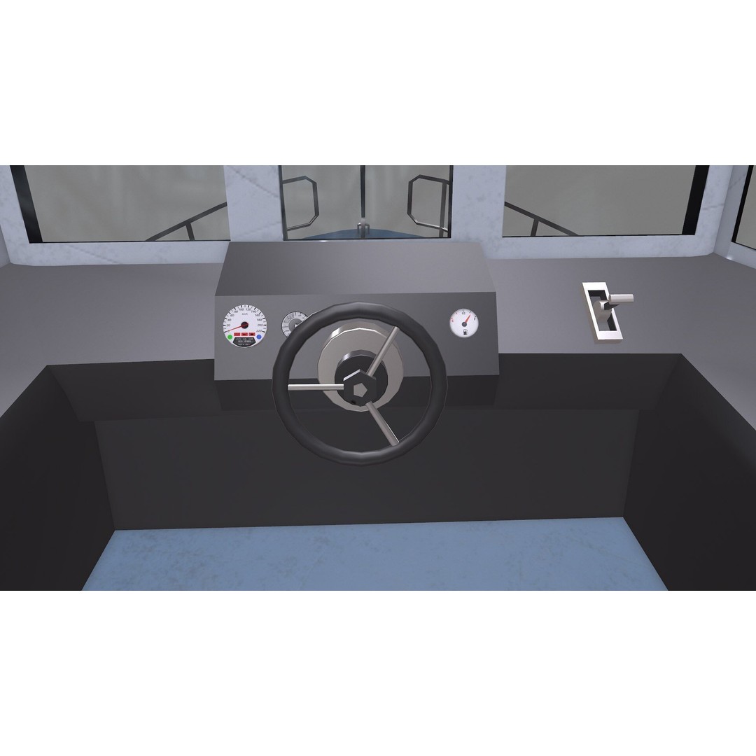 Fishing Boat 3D Model – Low Poly PBR Game Asset, FBX, OBJ - View 6