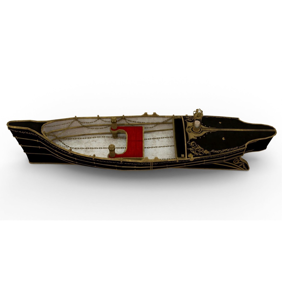 Realistic Boat 3D Model – High Quality Customizable, Blender - View 8