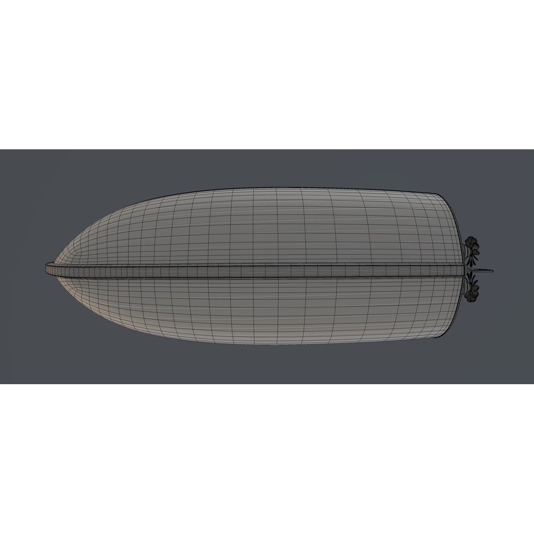 Adventure Houseboat 3D Model – Realistic Low Poly Watercraft, FBX - View 14