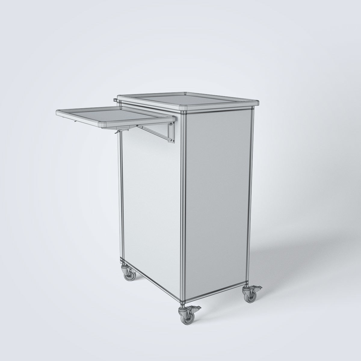 Medical Supply Cart - Fully Detailed 3D Model