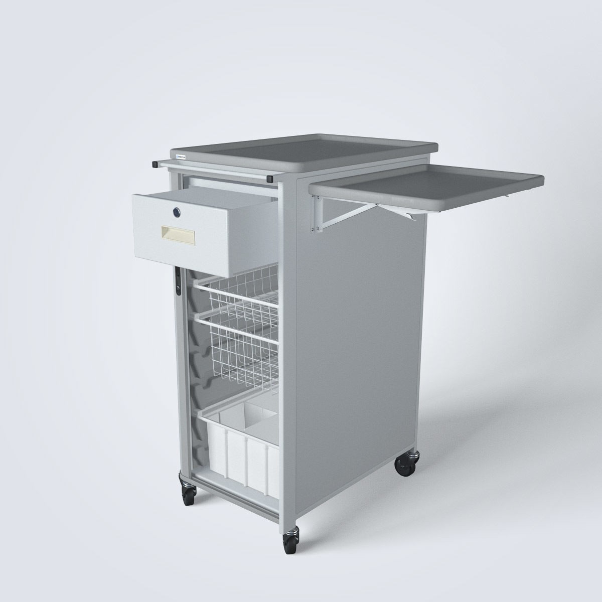 Medical Supply Cart - Fully Detailed 3D Model - View 11