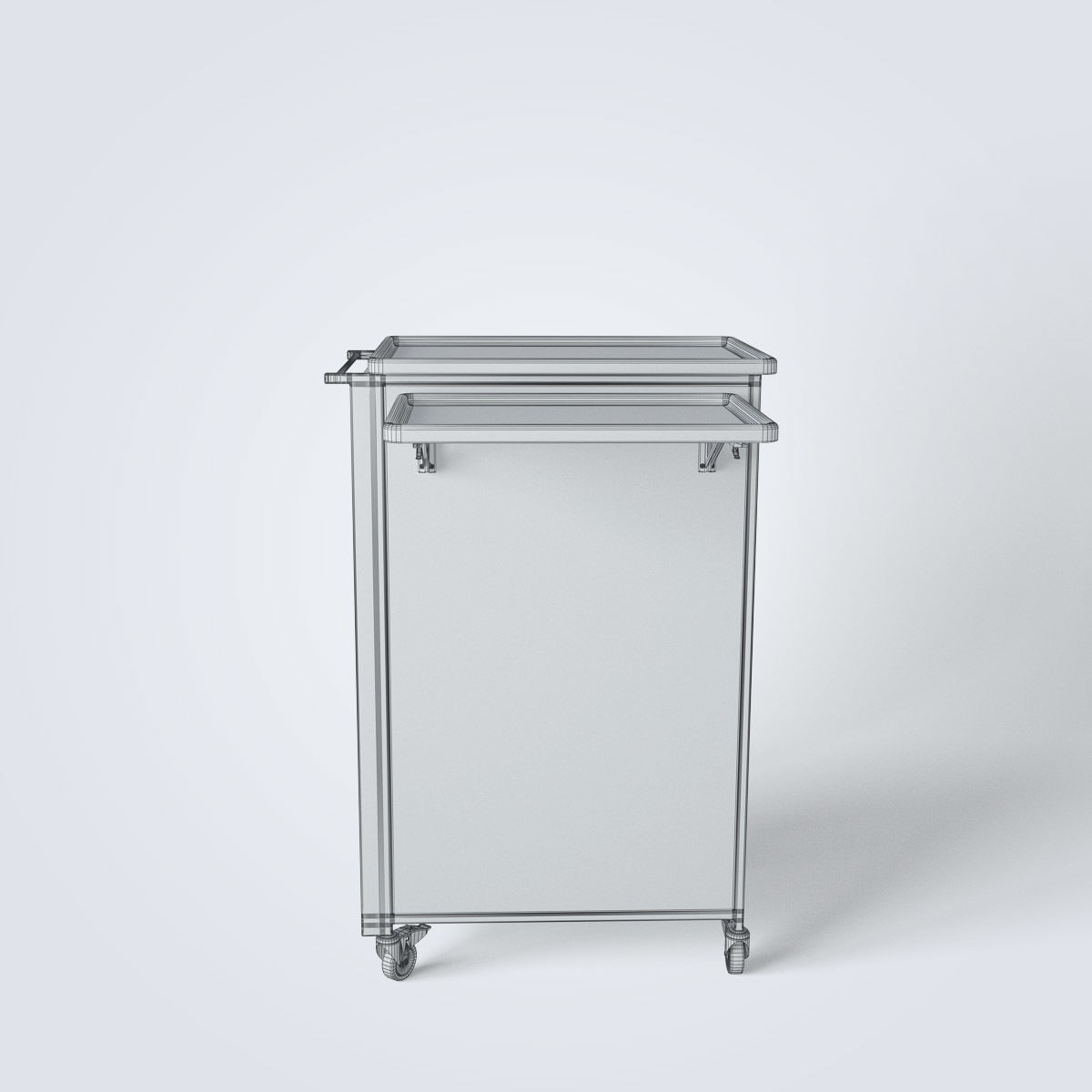 Medical Supply Cart - Fully Detailed 3D Model - View 16