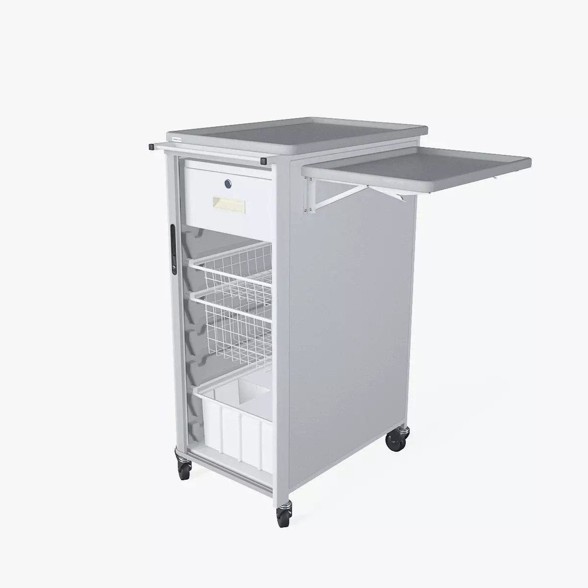 Medical Supply Cart - Fully Detailed 3D Model - View 2