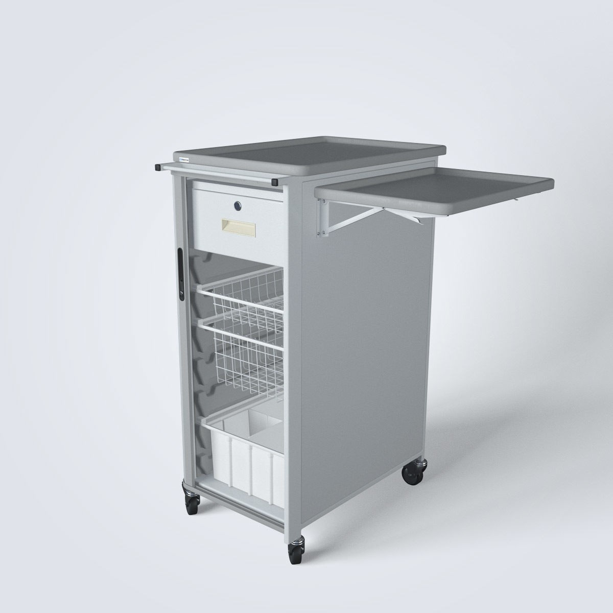 Medical Supply Cart - Fully Detailed 3D Model - View 4
