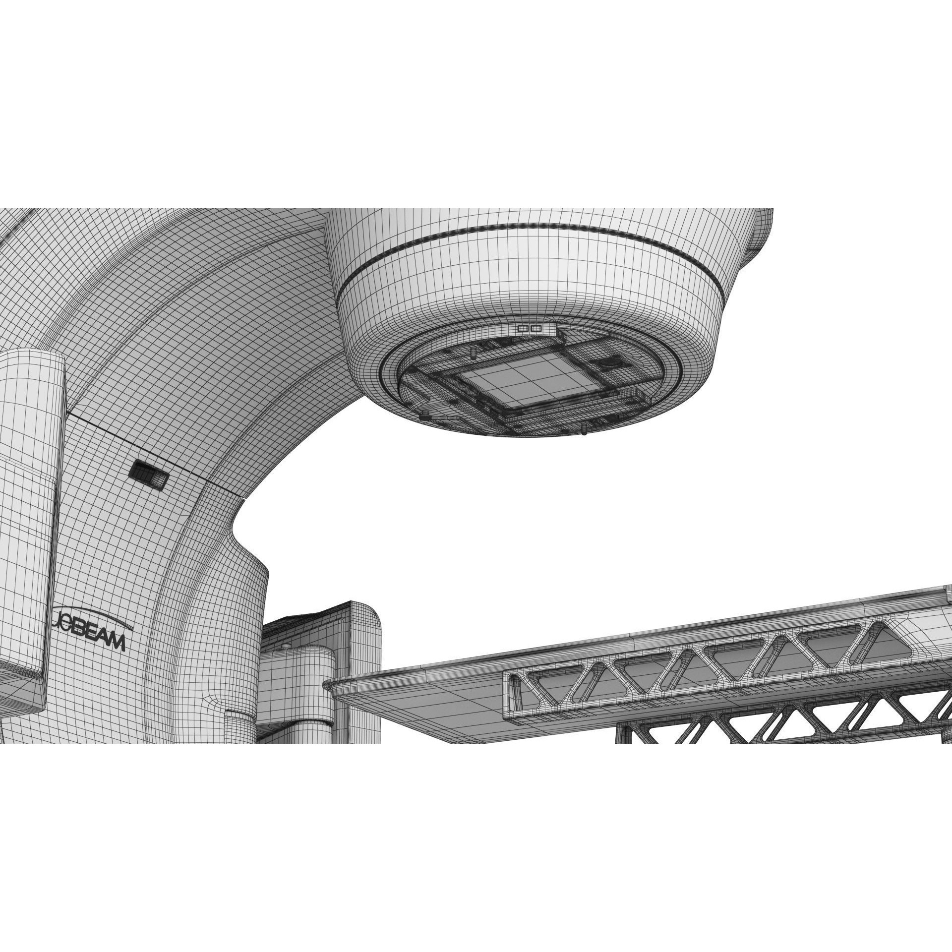 Varian TrueBeam Radiotherapy System - Game-Ready 3D Model