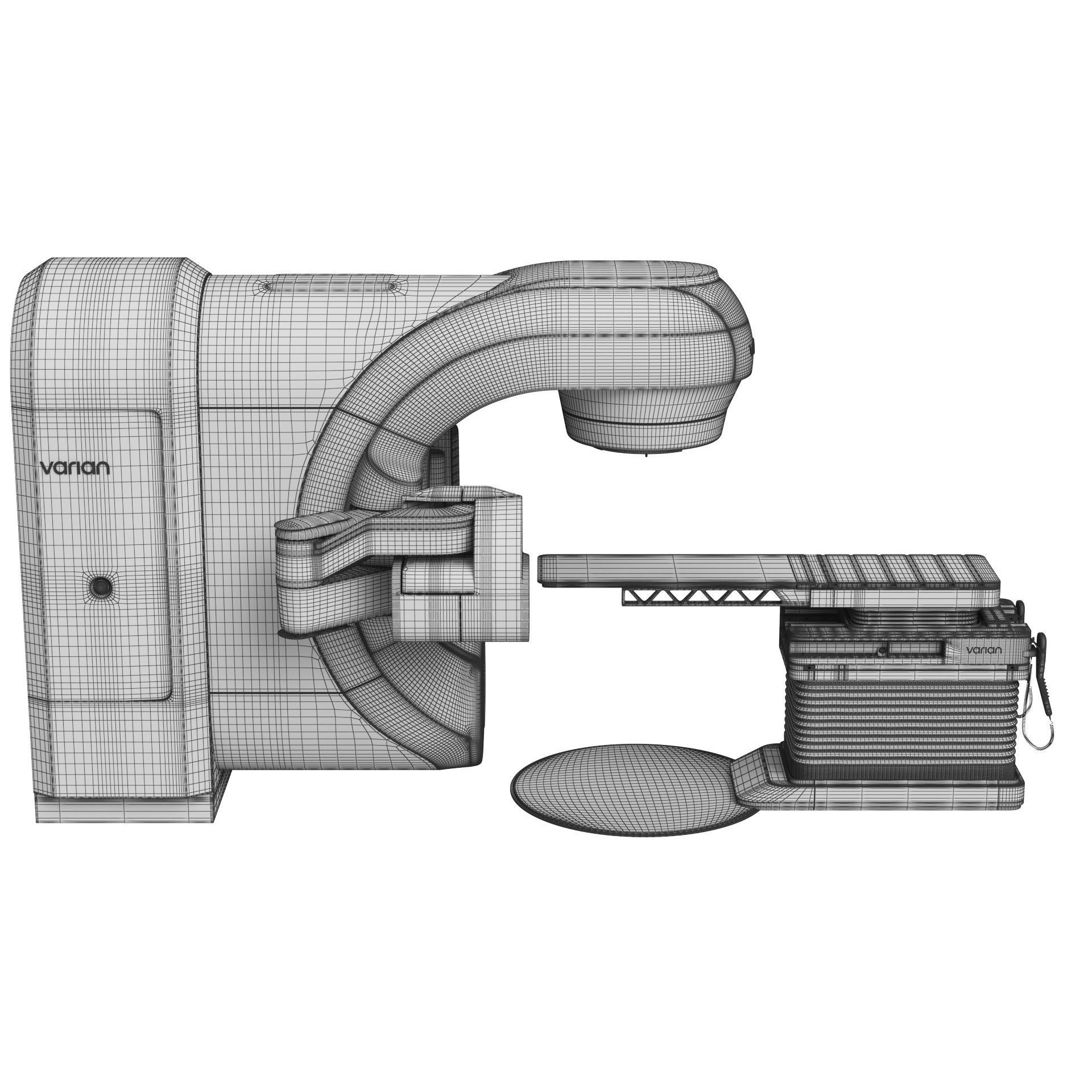Varian TrueBeam Radiotherapy System - Game-Ready 3D Model - View 25