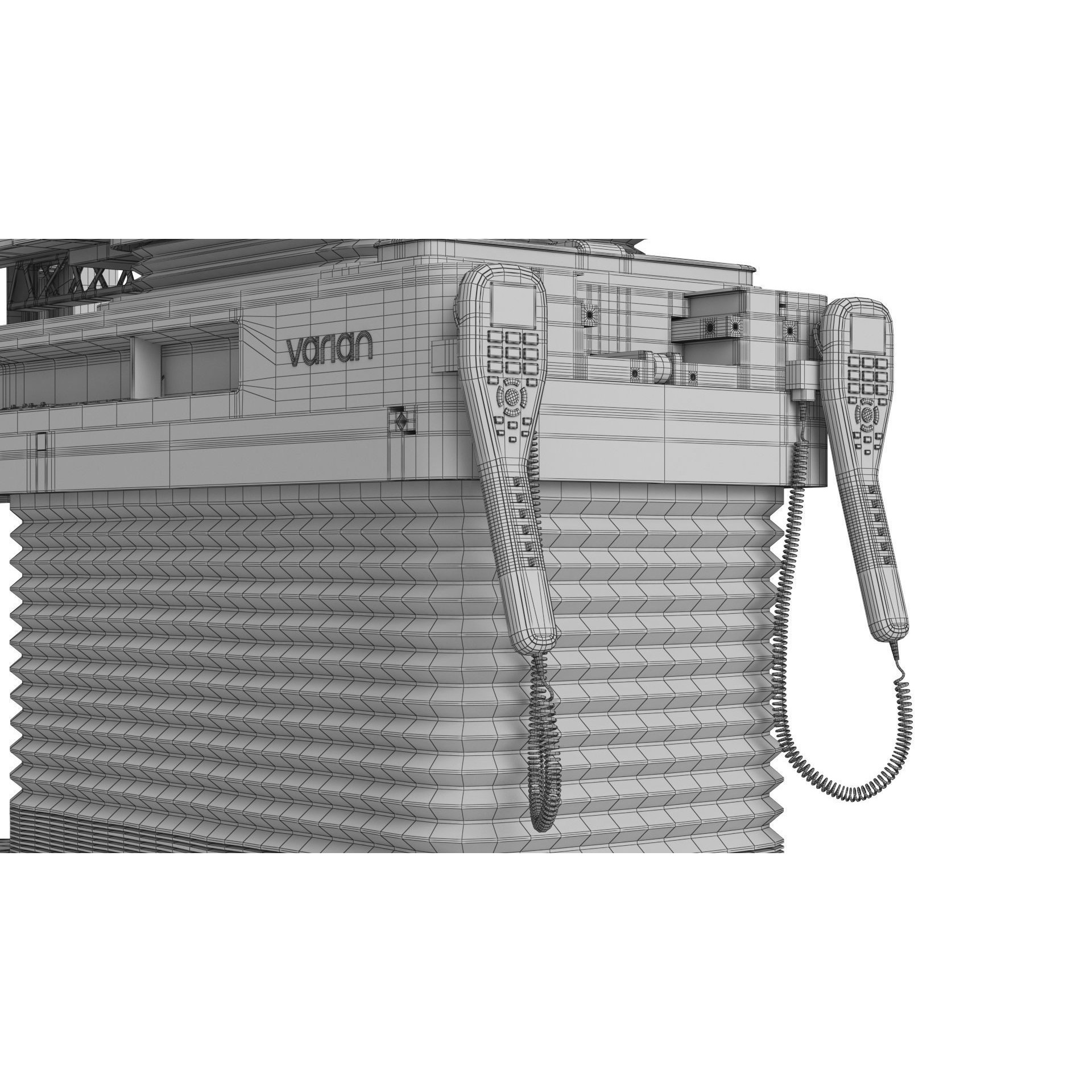 Varian TrueBeam Radiotherapy System - Game-Ready 3D Model - View 32