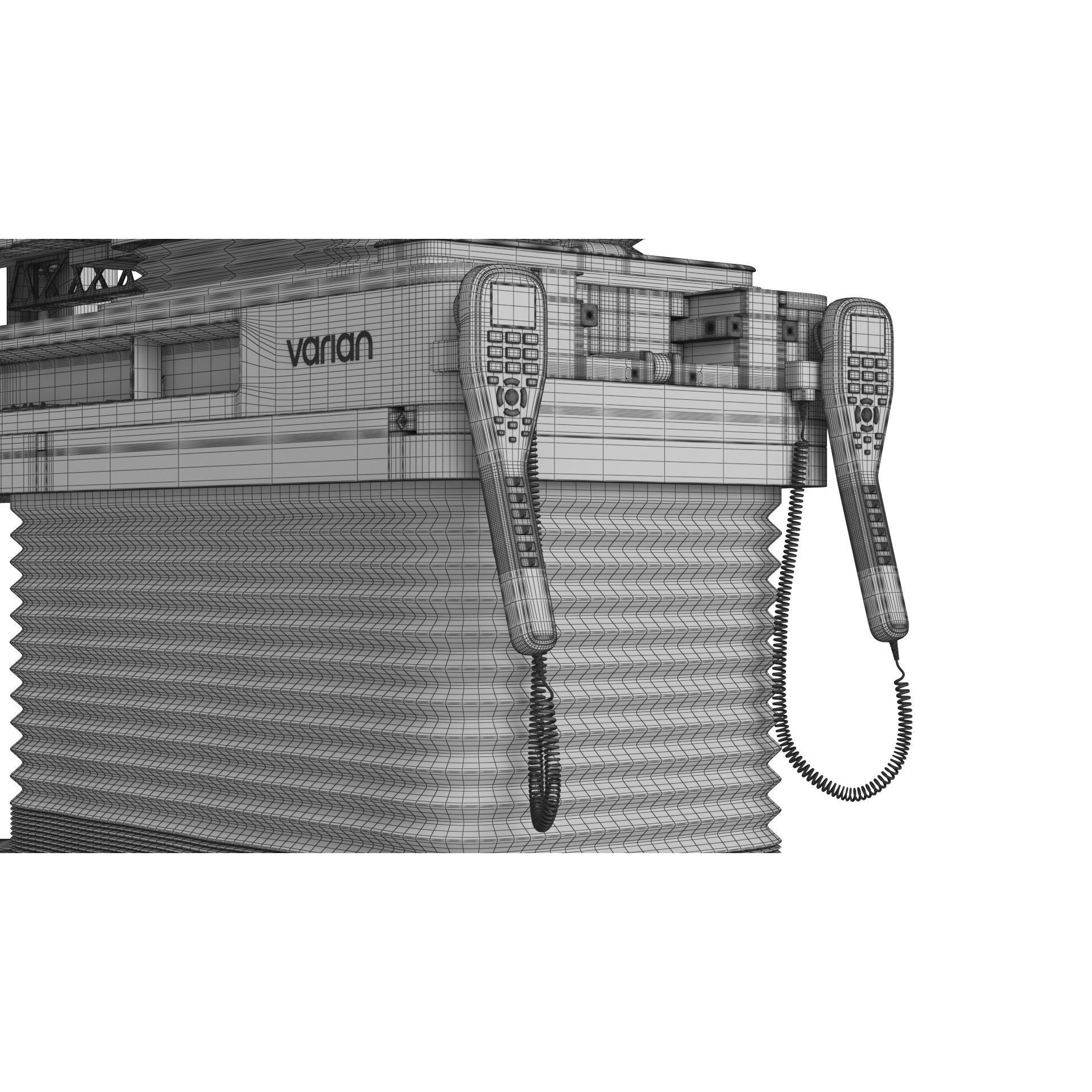 Varian TrueBeam Radiotherapy System - Game-Ready 3D Model - View 33