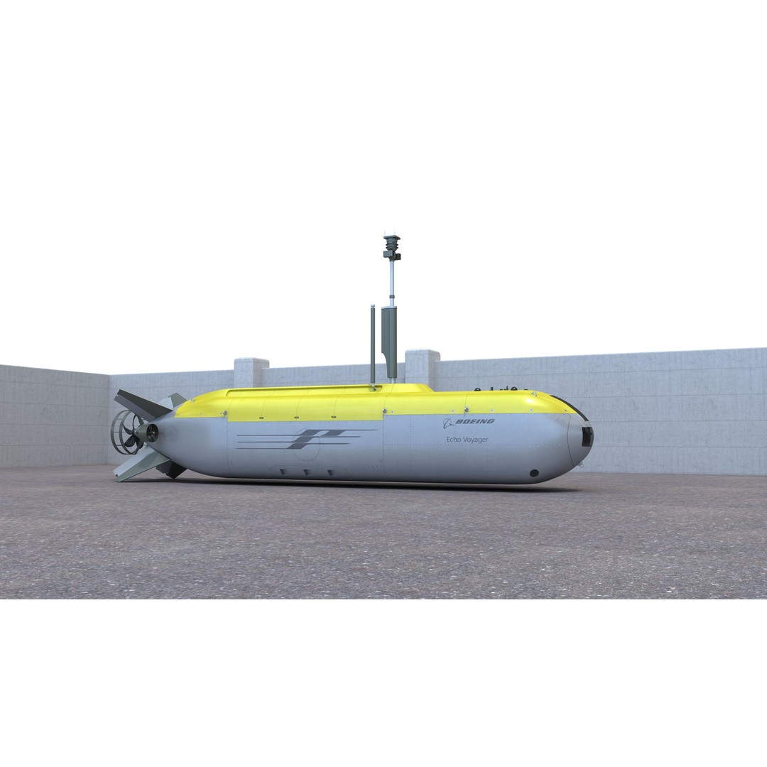 Boeing Echo Voyager 3D Model – High Poly Military Watercraft, FBX - View 10