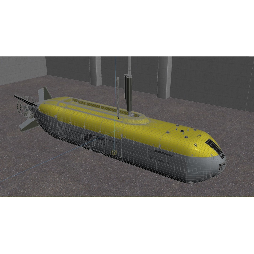 Boeing Echo Voyager 3D Model – High Poly Military Watercraft, FBX - View 11