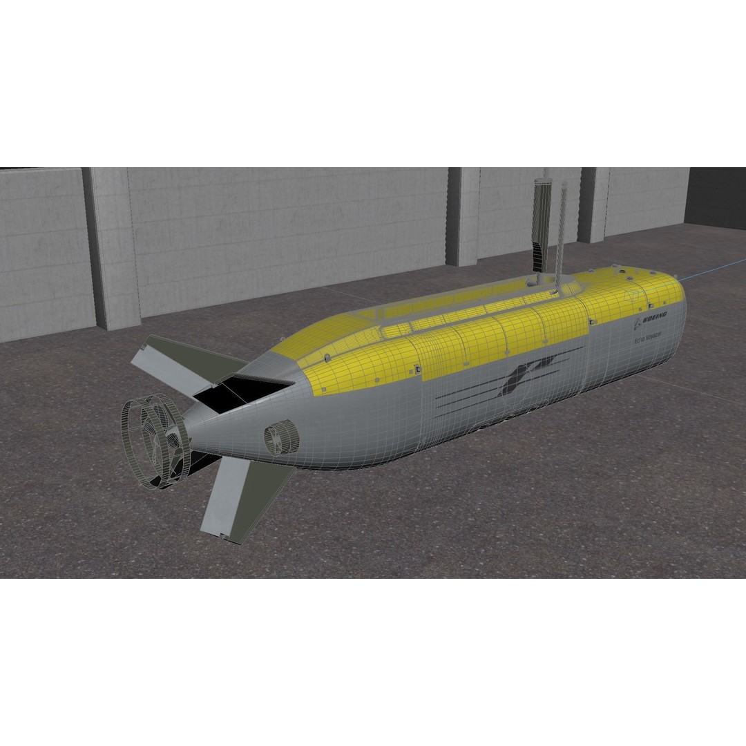 Boeing Echo Voyager 3D Model – High Poly Military Watercraft, FBX - View 12