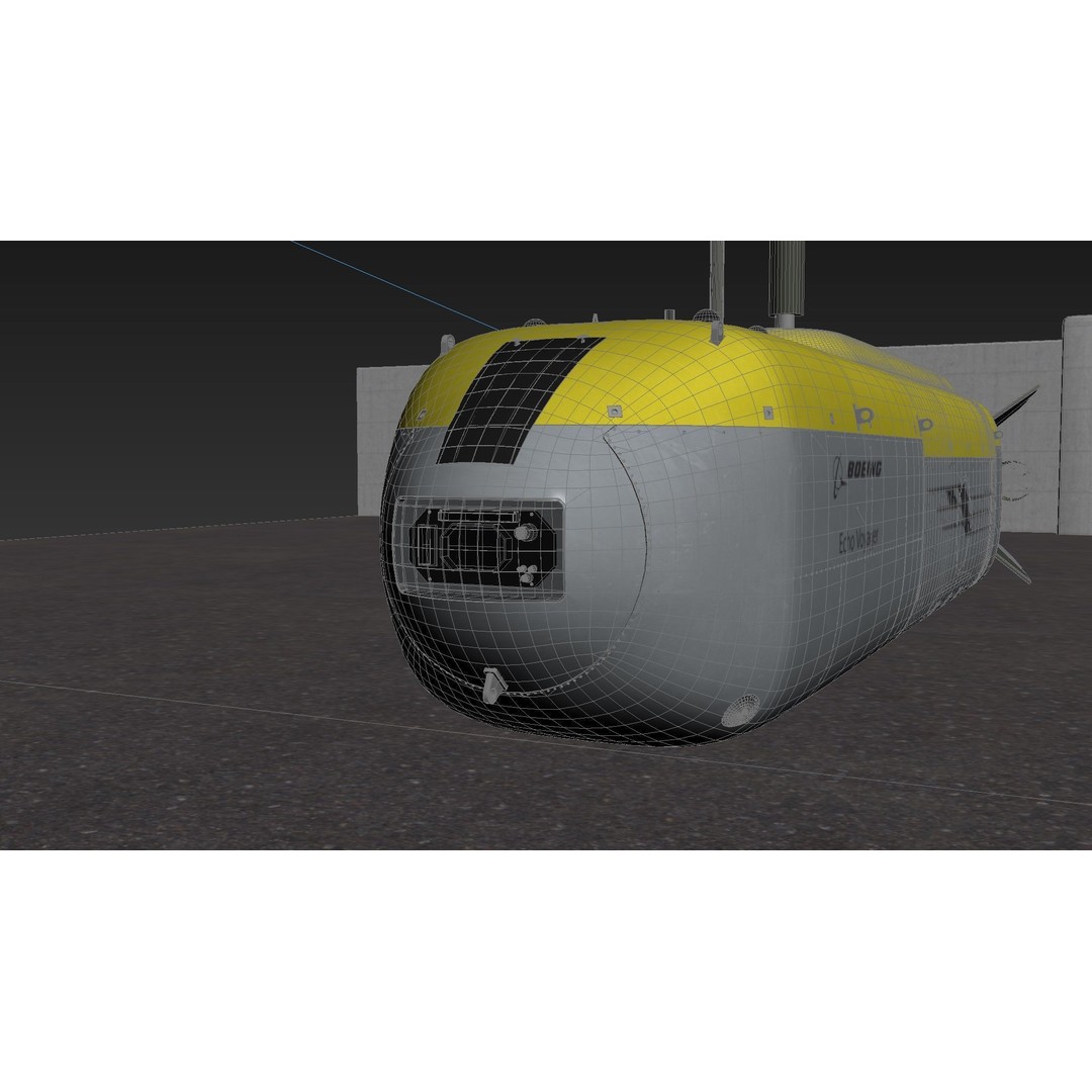 Boeing Echo Voyager 3D Model – High Poly Military Watercraft, FBX - View 13