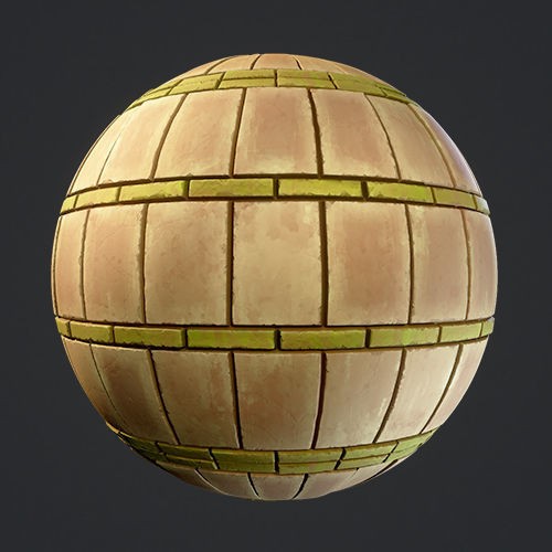 Stylized Oasis PBR Material Pack 3D Model – Game Ready Textures for Unreal - View 7