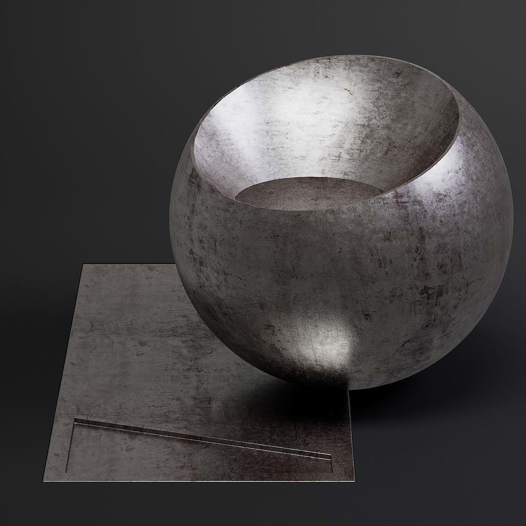 Dirty Metal 3D Model – 8K Seamless PBR Textures for Architectural Use - View 18