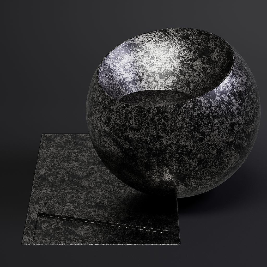Dirty Metal 3D Model – 8K Seamless PBR Textures for Architectural Use - View 20