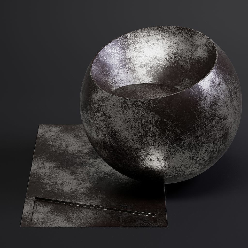 Dirty Metal 3D Model – 8K Seamless PBR Textures for Architectural Use - View 21