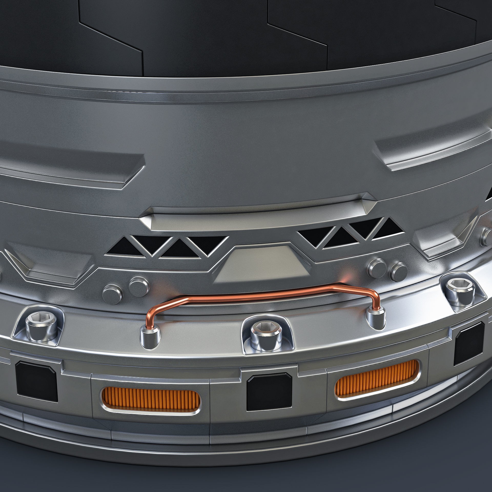 Sci Fi Container M 1 - Game-Ready 3D Model - View 13