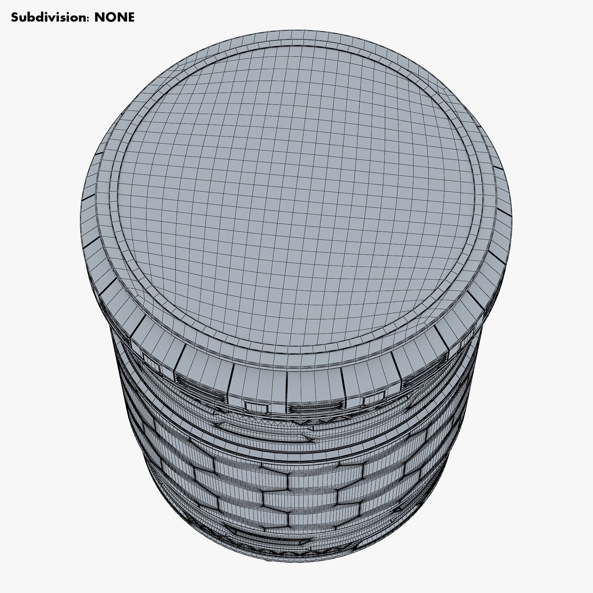 Sci Fi Container M 1 - Game-Ready 3D Model - View 19