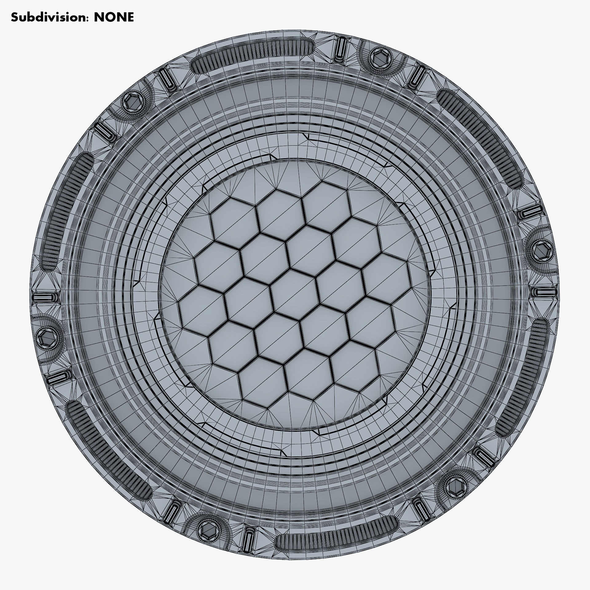Sci Fi Container M 1 - Game-Ready 3D Model - View 20