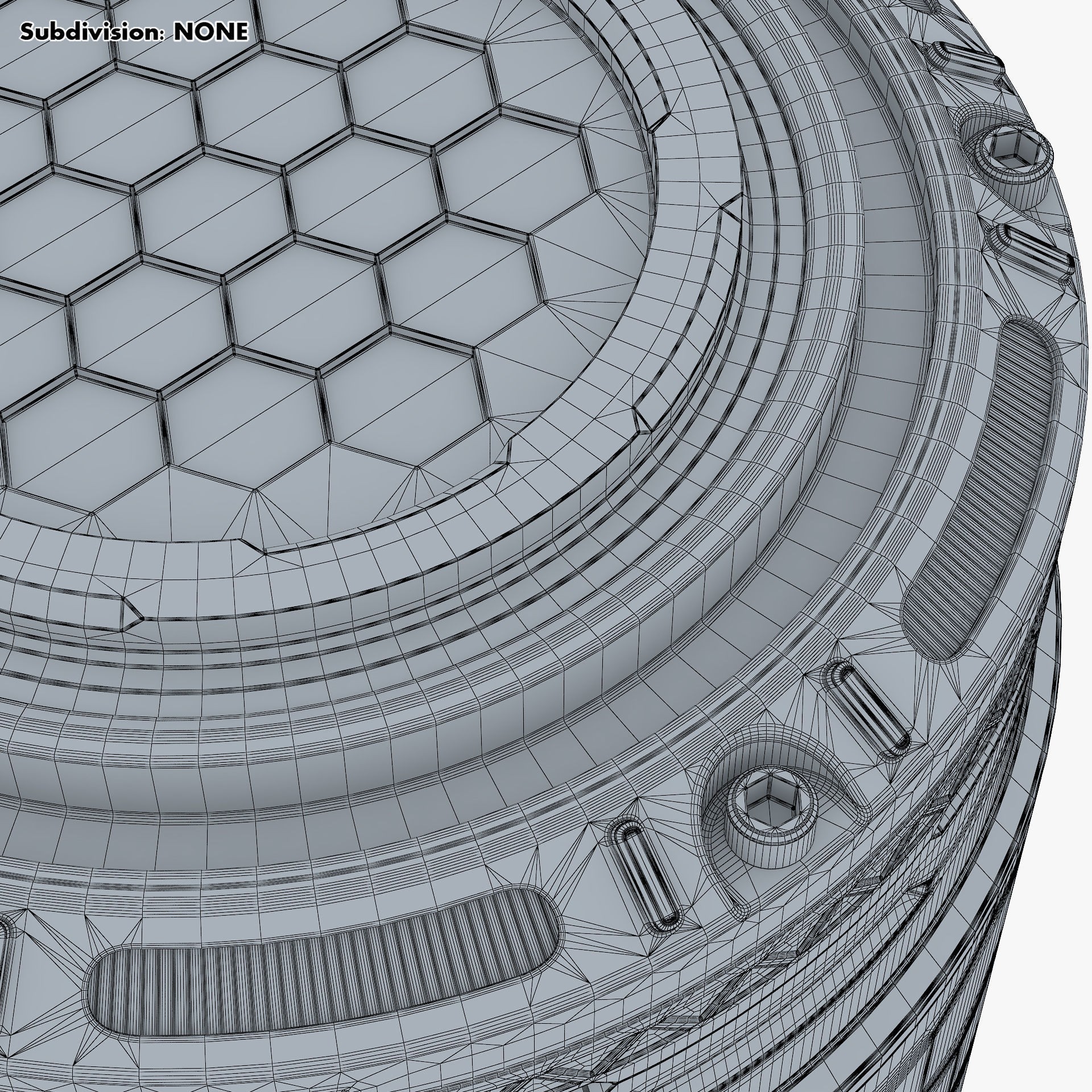 Sci Fi Container M 1 - Game-Ready 3D Model - View 21