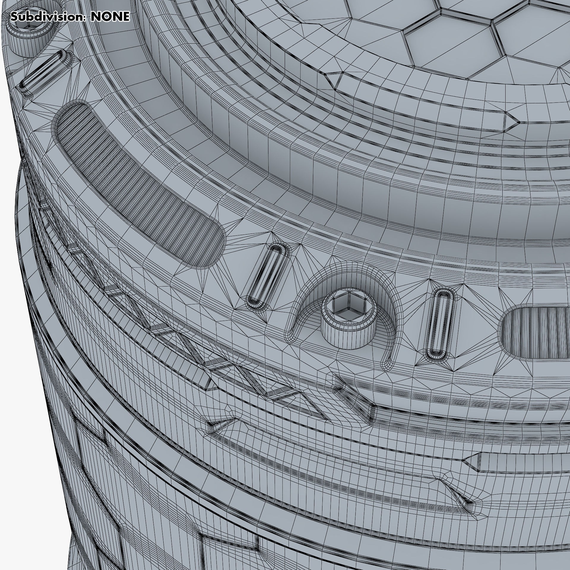Sci Fi Container M 1 - Game-Ready 3D Model - View 22