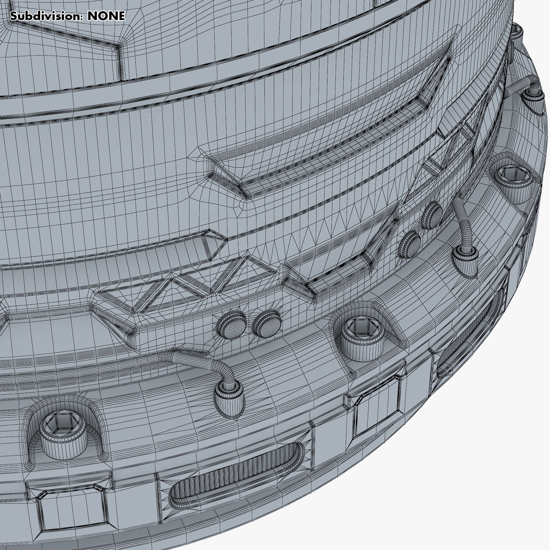 Sci Fi Container M 1 - Game-Ready 3D Model - View 23