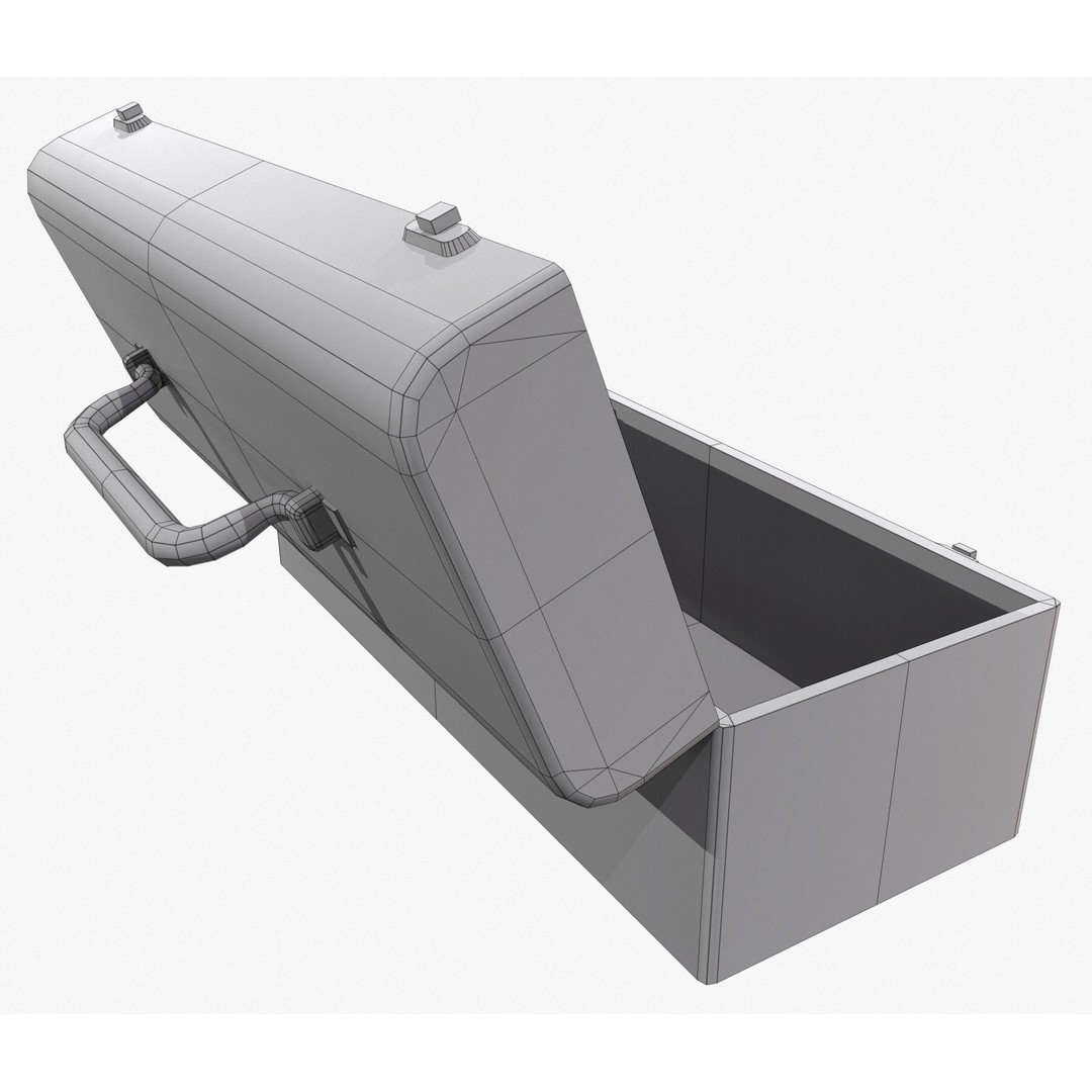 Retro Toolbox 3D Model – Game Ready Low-Poly PBR Asset, FBX - View 14