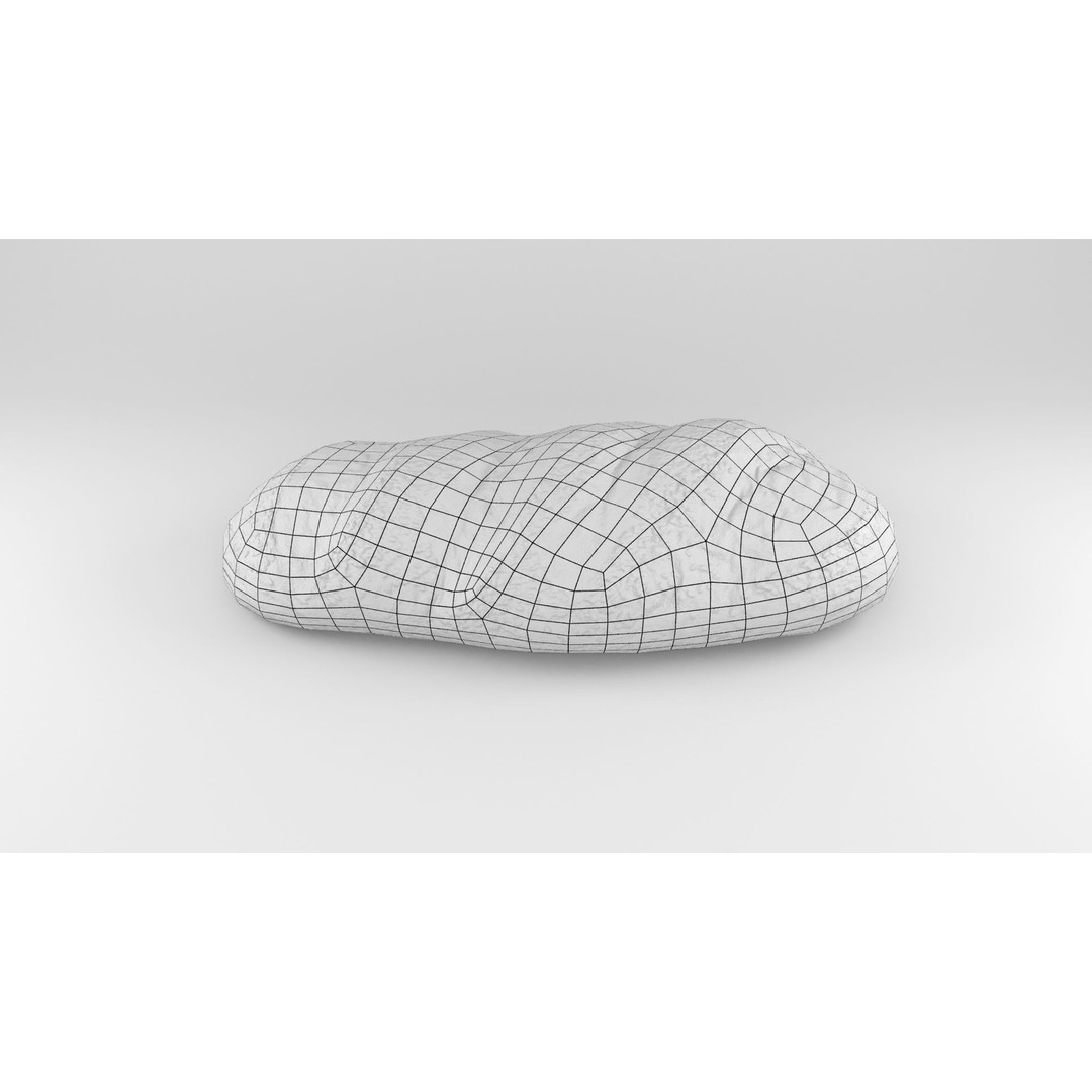 3D Bread Model – Low Poly Photoscanned Asset with PBR Textures - View 9