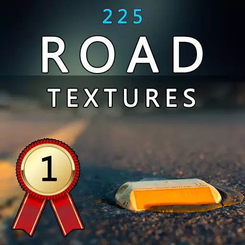 Road Textures Pack 3D Model – High-Quality Seamless Textures, JPG & PNG - View 2