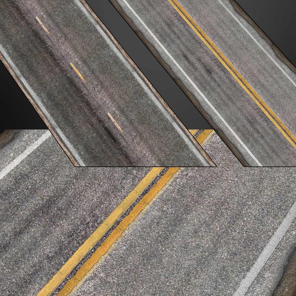 Road Textures Pack 3D Model – High-Quality Seamless Textures, JPG & PNG - View 20