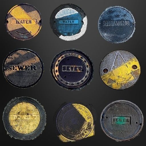 Road Textures Pack 3D Model – High-Quality Seamless Textures, JPG & PNG - View 34