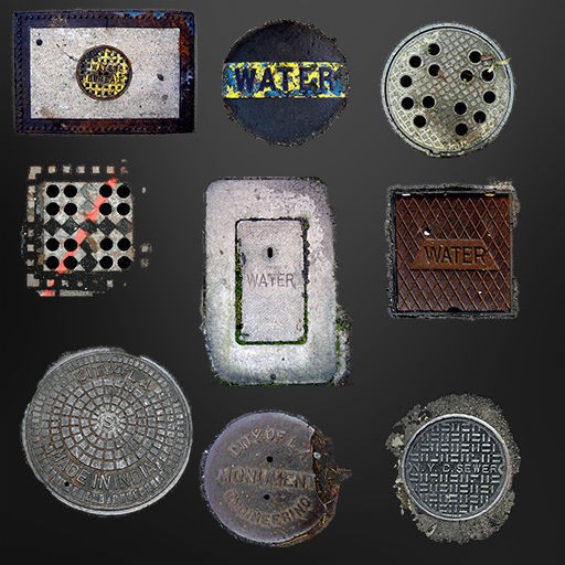 Road Textures Pack 3D Model – High-Quality Seamless Textures, JPG & PNG - View 39