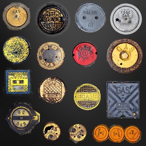 Road Textures Pack 3D Model – High-Quality Seamless Textures, JPG & PNG - View 43