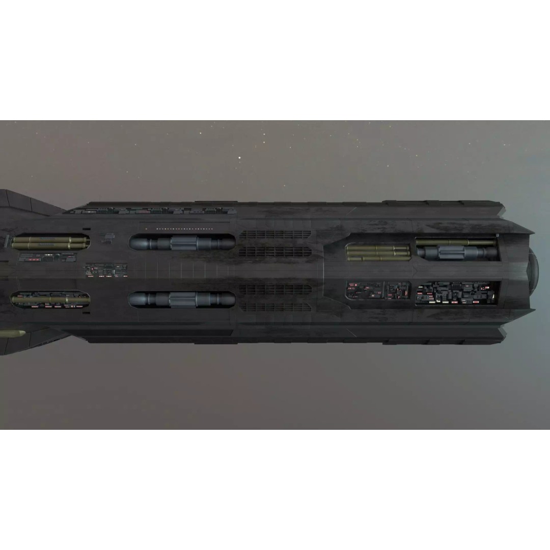 Star Cruiser 3D Model – Highly Detailed Sci-Fi Spaceship, PBR - View 15