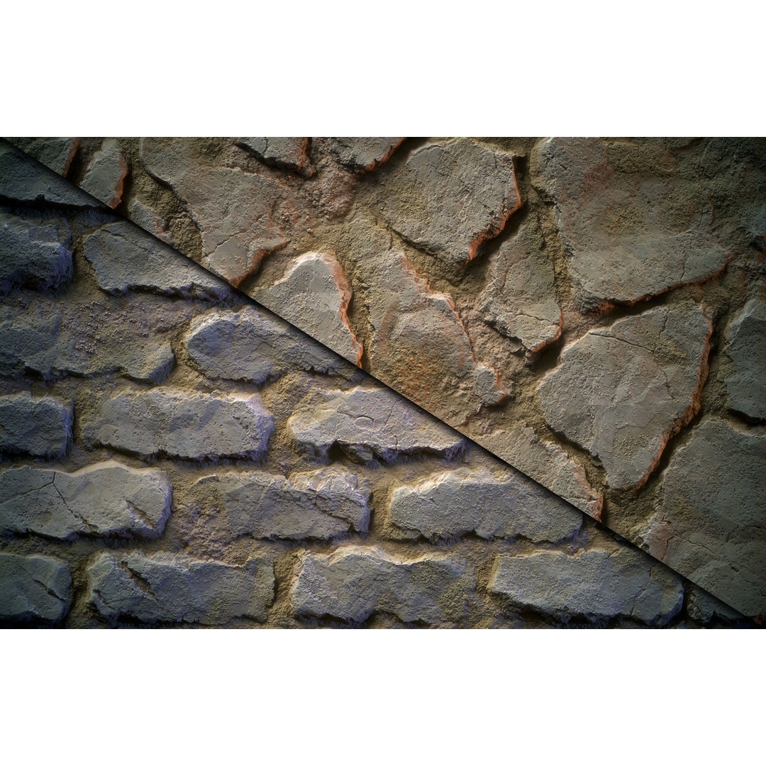 Stone Floor 3D Model – Stylized Natural Texture, SBS & SBsar - View 11