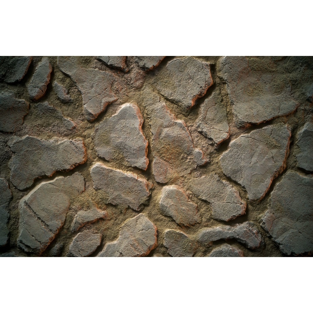 Stone Floor 3D Model – Stylized Natural Texture, SBS & SBsar - View 17