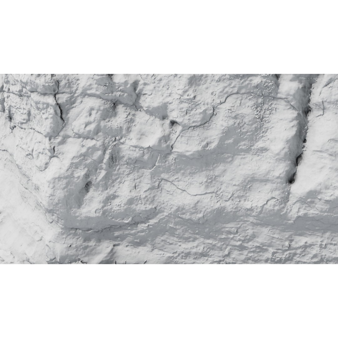 Rock Surface 3D Model – High-Res Textured Polygon Mesh, OBJ - View 14