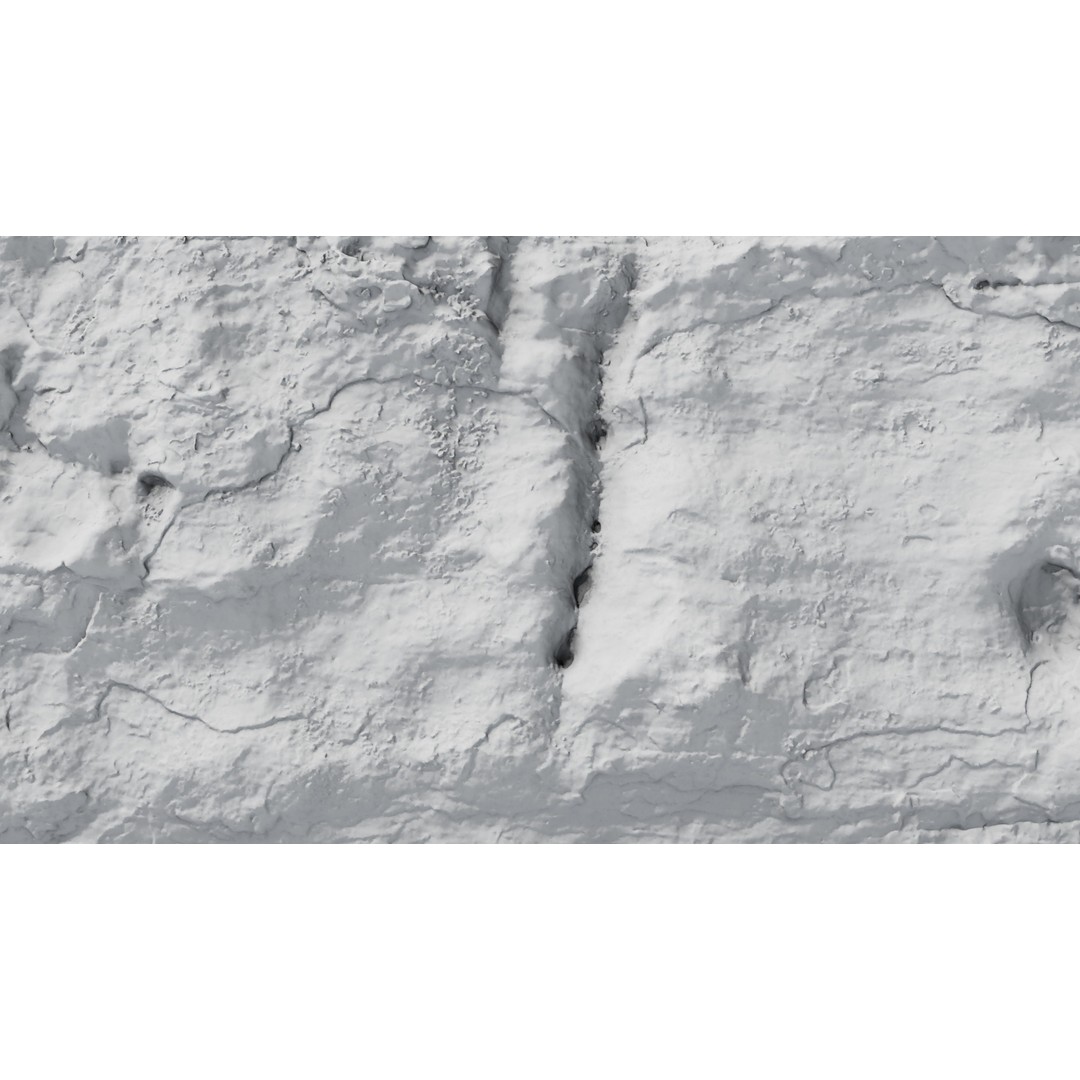 Rock Surface 3D Model – High-Res Textured Polygon Mesh, OBJ - View 15