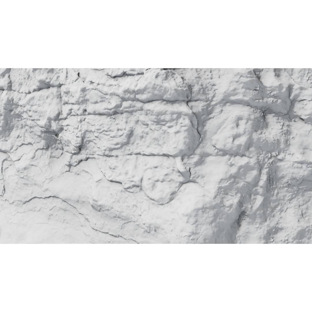 Rock Surface 3D Model – High-Res Textured Polygon Mesh, OBJ - View 18