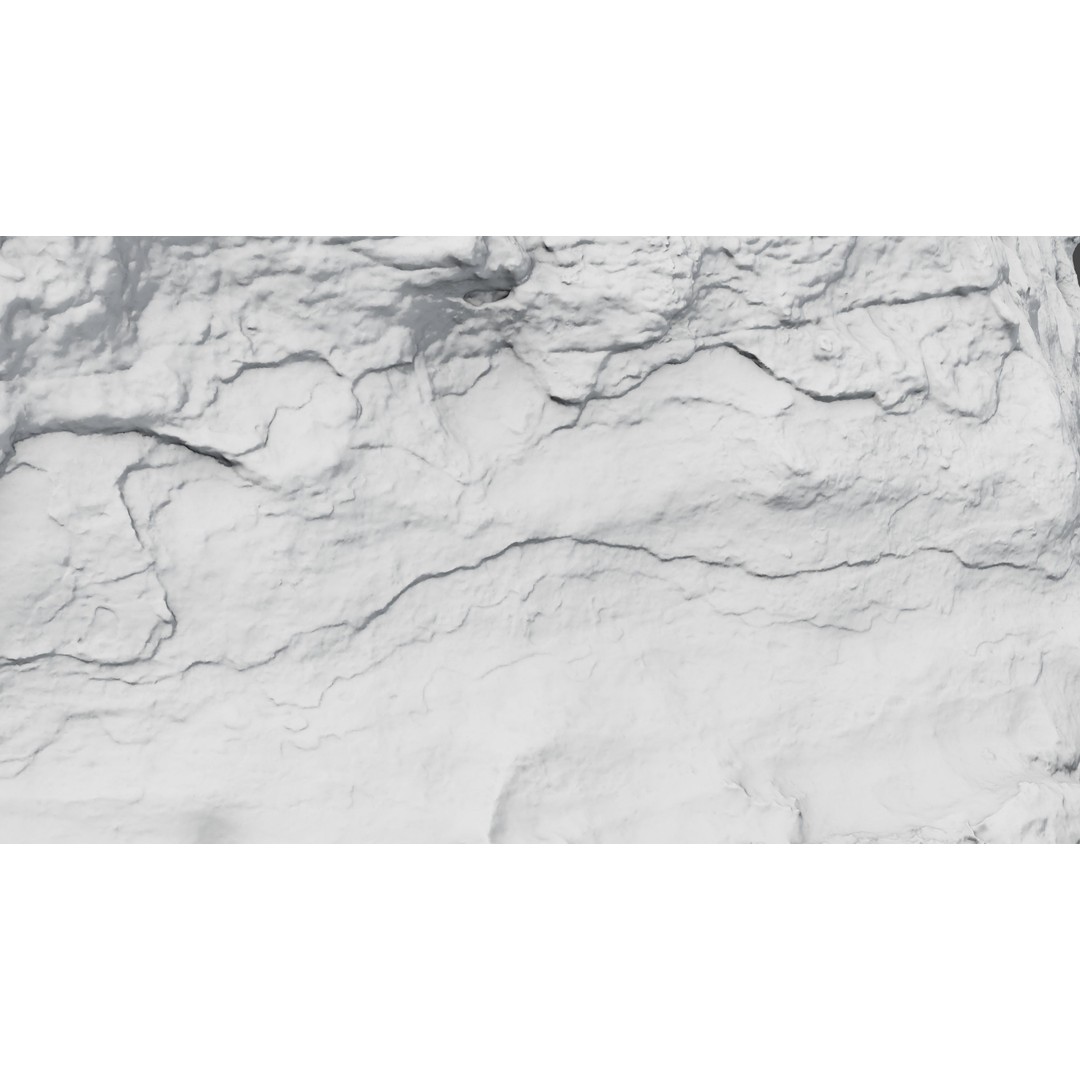 Rock Surface 3D Model – High-Res Textured Polygon Mesh, OBJ - View 19