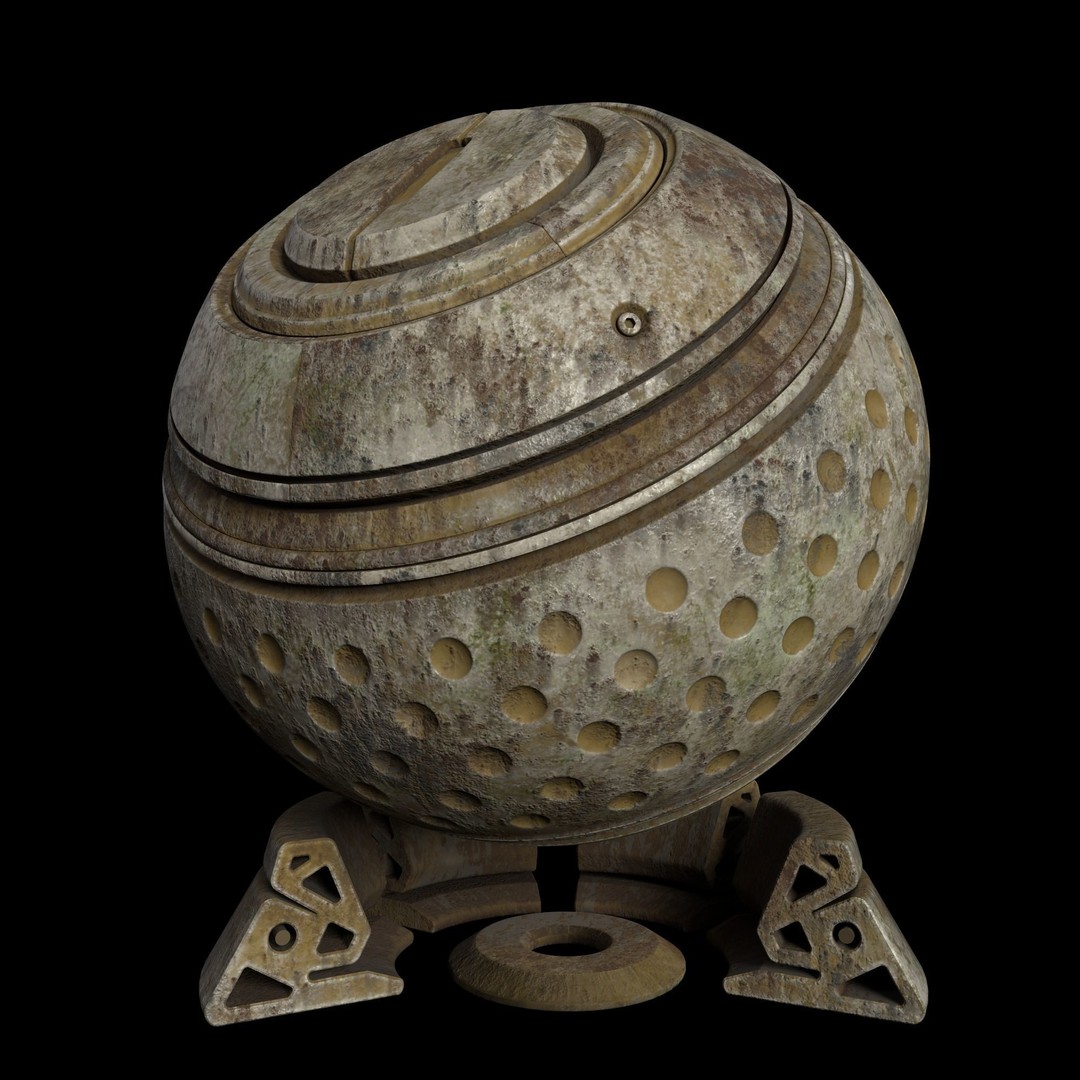Metal Smart Material 3D Model – 35 High-Quality Textures, SPSM - View 9