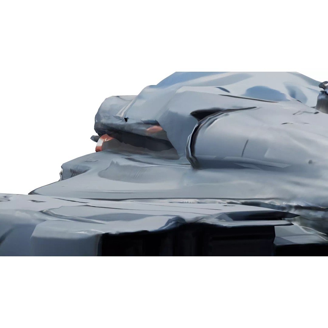 Futuristic Sci-Fi Spaceship 3D Model – Low Poly PBR Asset for Games - View 22