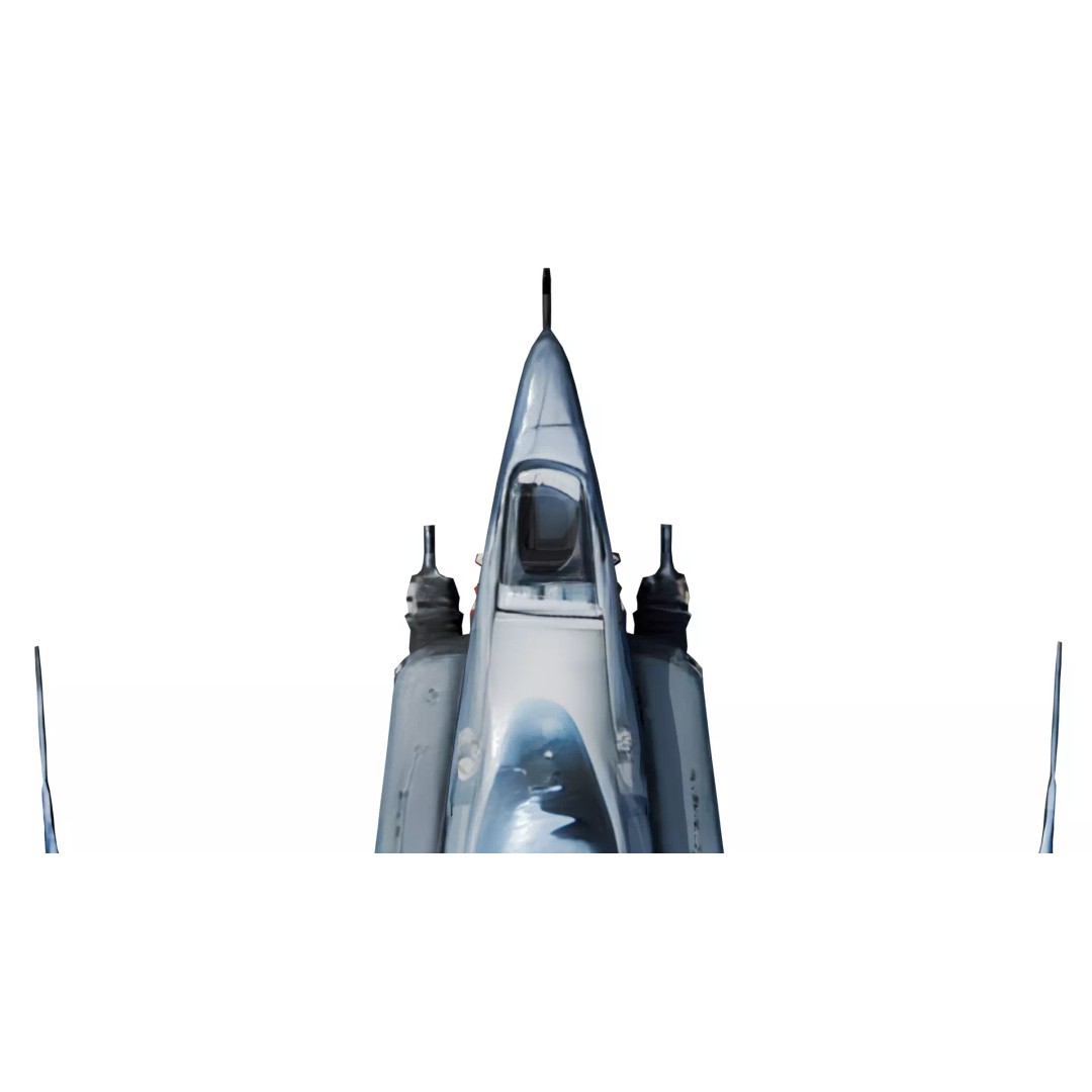Futuristic Sci-Fi Spaceship 3D Model – Low Poly PBR Asset for Games - View 23