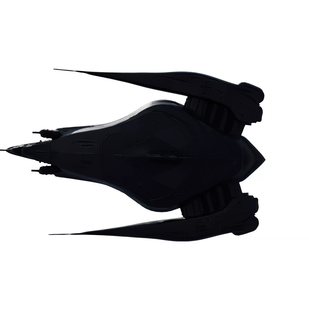Futuristic Sci-Fi Spaceship 3D Model – Low Poly PBR Asset for Games - View 28