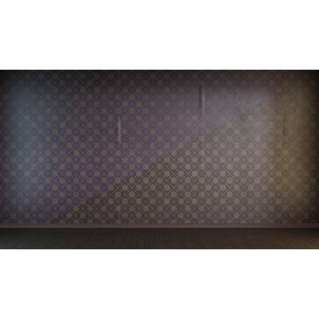 Vintage Wallpaper Collection 3D Model – PBR Textures, 28 Patterns - View 14