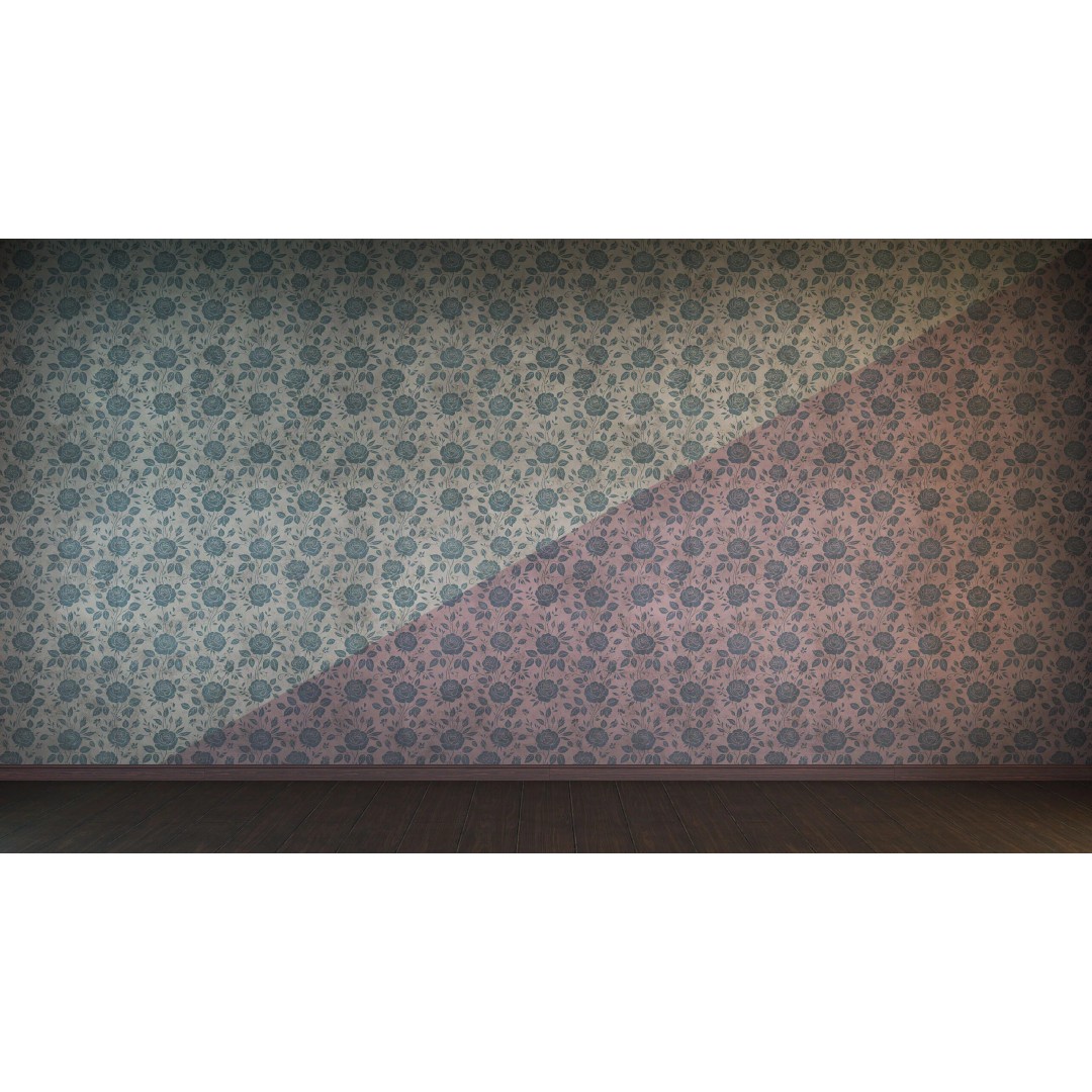 Vintage Wallpaper Collection 3D Model – PBR Textures, 28 Patterns - View 20