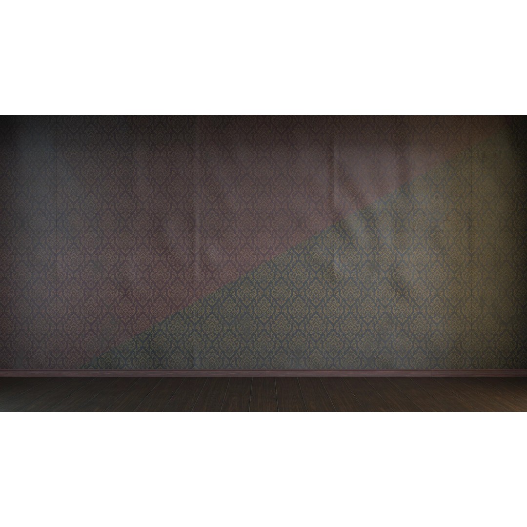Vintage Wallpaper Collection 3D Model – PBR Textures, 28 Patterns - View 26